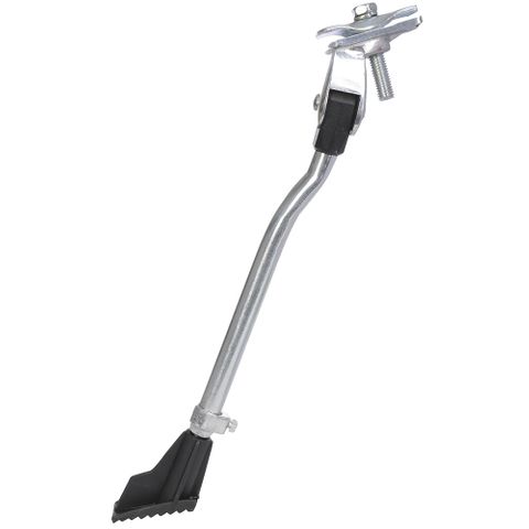 KICKSTAND - 24-28 Centre Mount Alloy Adjustable Bigfoot Kickstand, SILVER - Oxford Product