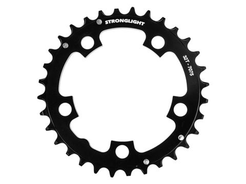 CHAINRING - MTB "STRONGLIGHT", 32T, 7075 CNC Black - 94mm BCD, 5 Hole for 9 Spd