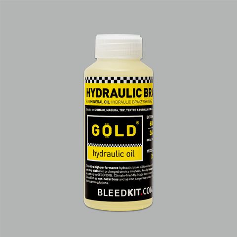 Oil by BleedKit - GOLD hydraulic oil 100 ml,  MO-22222 Premium product Made in Slovenia