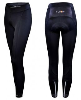 PRO TIGHTS - FUNKIER CAGLIARI Women's Pro Tights, C-13 Chamois, 80% Polyamide, 20% Spandex, BLACK, M - unfortunately received NON-THERMAL from supplier