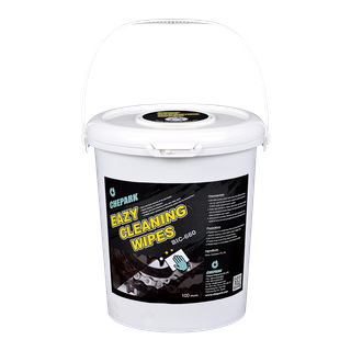 CHEPARK   Eazy Bicycle Cleaning Wipes, size 26 x 30cm,  100 pcs in dispenser bucket