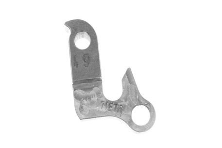 META CNC DERAILLEUR HANGER  - Model 49, Material 6061 T651 Aviation Aluminium, CNC Machined, Silver,  WHEELER, HARO, KHS, MERIDA, FALCON,
OPTIMA, SARACEN, TREK, CUBE