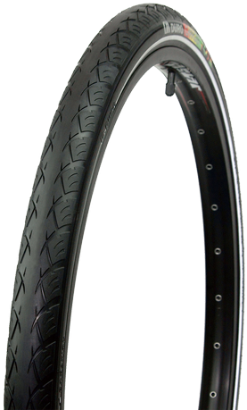 Tyre, EBIKE ready, "Charger" BLACK 700 x 40C, 3mm additional puncture protection, w/reflective tape, wire bead, Premium tyre, Made in Taiwan (40-622)