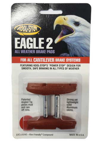 BRAKE PADS - KOOL STOP  EAGLE 2 SALMON CANTI    KSEC2SA