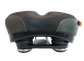 239 x 187mm Ladies Saddle - Vinyl Top, Elastomer Bumper, Relaxed Riding, 538g, Velo Plush VL6038