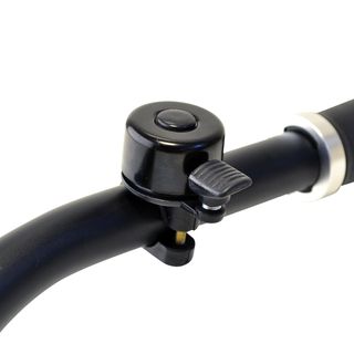 Mini-Flick Bell, fits 22.2mm diameter handlebar, Black - (Variable position dinger) - Oxford Product