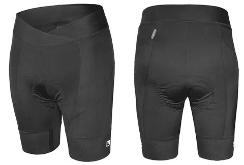 Shorts/Knicks, WOMENS,  Black,  FUNKIER , "Women Elite
 Shorts", "New Style New Gripper- SG-9", "80% Polyamide,
 20% Spandex"   MEDIUM