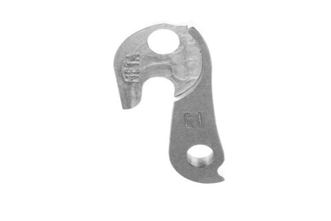 META CNC DERAILLEUR HANGER  - Model 19, Material 6061 T651 Aviation Aluminium, CNC Machined, Silver, FELT MTB shot