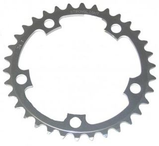 CHAINRING - ROAD "STRONGLIGHT", 34T, 5083 Silver - 110mm BCD, 5 Hole for 9/10 Spd