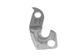 META CNC DERAILLEUR HANGER  - Model 77, Material 6061 T651 Aviation Aluminium, CNC Machined, Silver,  MERIDA, CARRERA, CENTURION