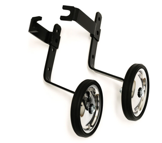 TRAINING WHEELS  12-20, BLACK - Heavy Duty, color box