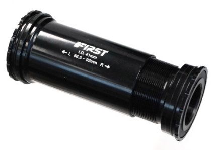BOTTOM BRACKET Parts 1.37" x 24T - Anodized BLACK - BB86/BB92 - For Shimano 24mm Spindle - Thread together type