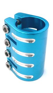 Scooter Clamp QUAD   31.8mm ,  L BLUE