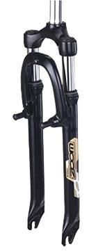 SUSPENSION FORK  24, Threaded 100mm  (ID 22.2, 200mm stem, V-Brake)  BLACK