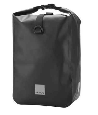 SAHOO Single Pannier Bag, Roll Top type, 37 x 13 x 26 cm; cap,10L , Sold Individually