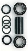 BOTTOM BRACKET SET - For 22mm, Euro Type, Does NOT Include Spindle, With Sealed Bearings, Set of 8 Pieces, BLACK