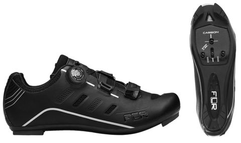 CLEARANCE        SHOES, F-22-II, FLR, Pro Road, R350 Carbon plate, Single dial, Size 38, BLACK
