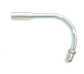 CABLE GUIDE  110 Degree Angle Noodle,  SILVER (Bag of 10)