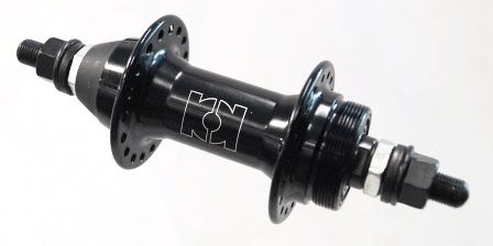 Hub Alloy, Screw On, Nutted,  Black 36H, 110mm OLD