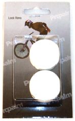 SPECIAL PRICING      Closed bar end ring for lock on grip white