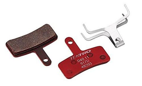 Disc brake pads, TEKTRO, Mod. D40.11, for Dorado, w/return spring, red color
