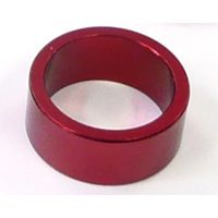 SPACER  Alloy, 1 1/8  Red colour, 15mm