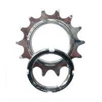 FIXED COG - Screw On, Cro-Mo, 1/8 x 14T, SILVER