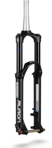 Suntour Fork, 29,   AURON35 EQ BOOST RC2-PCS DISC 15MMQLC2Ti-110, Travel 160, Tapered steerer, GLOSS BLACK