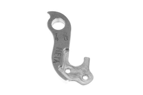 META CNC DERAILLEUR HANGER  - Model 46, Material 6061 T651 Aviation Aluminium, CNC Machined, Silver, Cube, Lynskey, etc