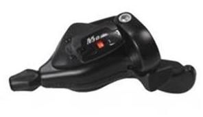 Thumb tap / Dual shifter lever with cable 2050mm.8 speed set right side only , black