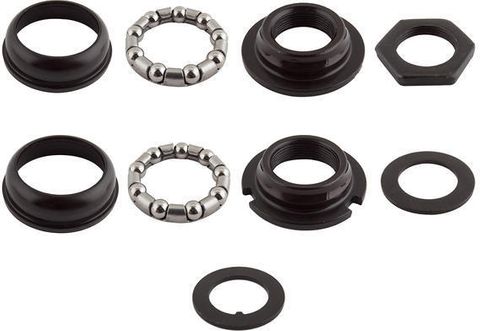 BOTTOM BRACKET SET - For Hexagon One Piece Crank, BLACK OD 51.6mm