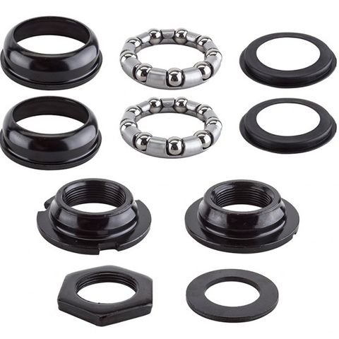 BOTTOM BRACKET SET - One Piece Crank, BLACK OD 51.6mm