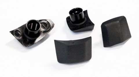 Chainring Bolt Kits Cap set, STRONGLIGHT Cap Set of 4 spare caps for DURA ACE FC-R9100