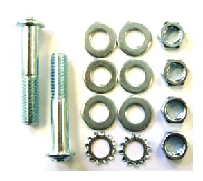 BOLT KIT - Flat Head Bolt Kit, For Training Wheels, 2 x M10 50mm Bolts, 6 x Washers, 2 x Lock Washers, 4 x Nuts