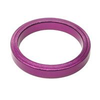 SPACER  Alloy, 1 1/8 Purple - 5mm