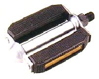 PEDALS  9/16" PVC Blocks, Steel, BLACK