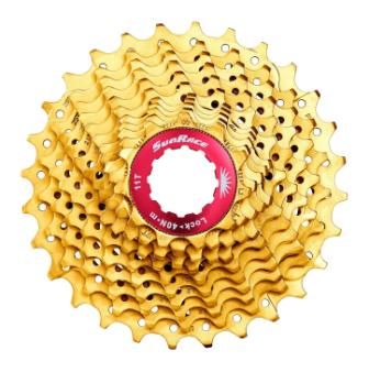 CASSETTE - 11 Speed, 11-28T, Titanium-nitride (Gold), Quality Sunrace Product