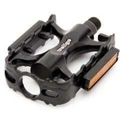 PEDALS  9/16" MTB, One Piece, Alloy, BLACK