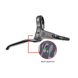Brake lever HDM285/286 LEFT HAND,alloy for hydraulic disc brake 2 finger blade reach 81-85mm Tektro (NOT AURIGA)