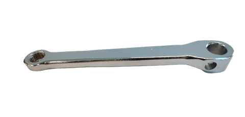 165mm - Left Chrome Plated Cotter Pin Crank Arm, Steel