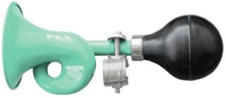 Sorry temp O/S      HORN - Flugel, Steel, 185mm Long, Fits All Standard Handlebars, Minty Green, Clean Motion