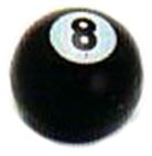 EIGHT BALL CAP  BLACK,CB-2910