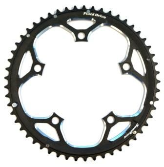 CHAIN RING  53T x 130 BCD, For 10 Speed, Alloy, BLACK