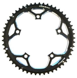 CHAIN RING  53T x 130 BCD, For 10 Speed, Alloy, BLACK
