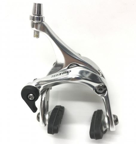 BRAKE  Caliper Road Brake Set, 39-51mm Reach, Dual Pivot, Alloy, Q/R, Recessed, SILVER (Front & Rear) Quality TEKTRO product