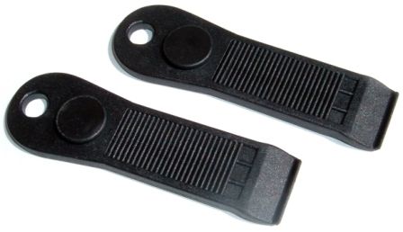 Tyre lever, Flat type, nylon, black, set of 2
