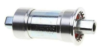 Bottom Bracket Cartridge, 68mm Shell, 122.5mm, Sealed Bearing, Threaded, Steel Cup