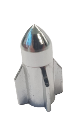 Valve Cap Silver 28mm GUIDED MISSILE, A/V