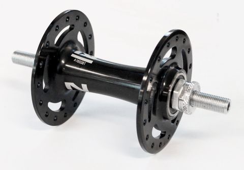 HUB  Front, Nutted, Sealed, Track, Novatec, 32H, 3/8 Axle, 100mm OLD, Alloy  BLACK, 2 x sealed bearing