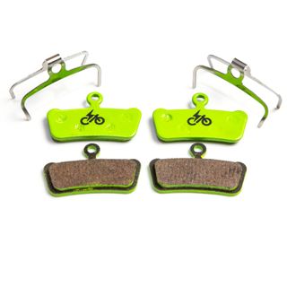 H/D E-Bike Brake DISC pads,  2 Pairs, SEMI METALLIC, Compatible Avid XO, Elixir 7 Trail, Elixir 9 Trail, SRAM Guide